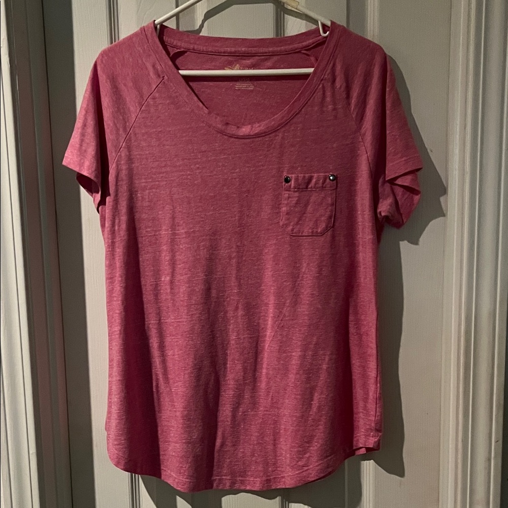 Natural Reflections Raspberry Short Sleeve Tee